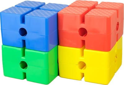 MDsport - Multifunctionele bouwstenen - Set van 4 - Multi base