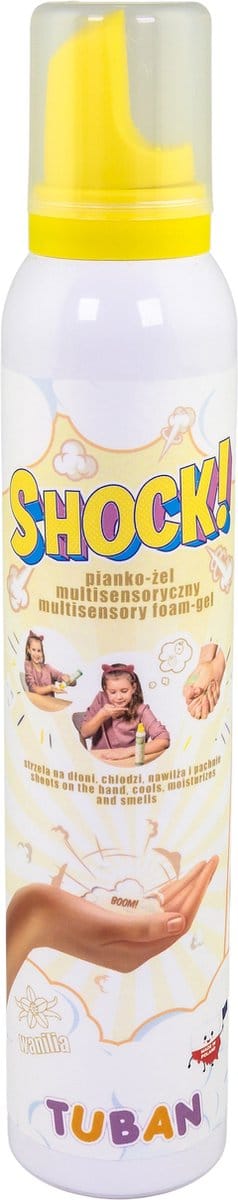 SHOCK! MULTISENSORY FOAM-GEL 200 ML VANILLA