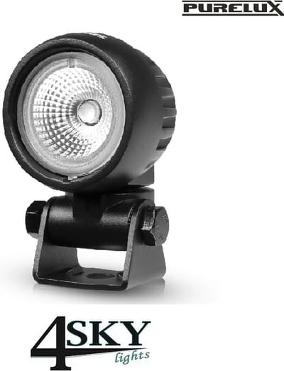 Purelux Rotatable 10 Gen2 breedstraler / werklamp ECE R10 gecertificeerd 850 lumen voor motor, scooter en Quad