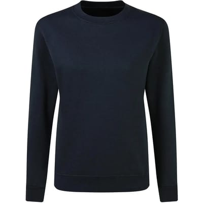 Donker Blauwe dames sweater Crew Neck merk SG maat S
