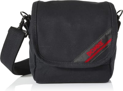 Kleine Schouder- en Heuptas voor Camera's - Zwart