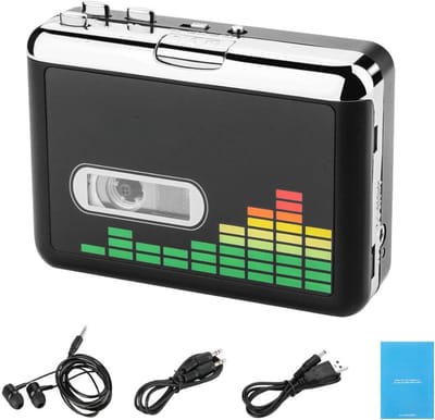 VIN® Discman - Diskman – Draagbare Cassette Speler – Walkman - Digitale USB-audio-muziek - MP3-converter