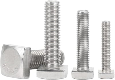 T-groef bouten - Hamerkop schroeven - Aluminium profiel montage - Roestvrij staal A2 - M6 x 35mm - Zilverkleurig