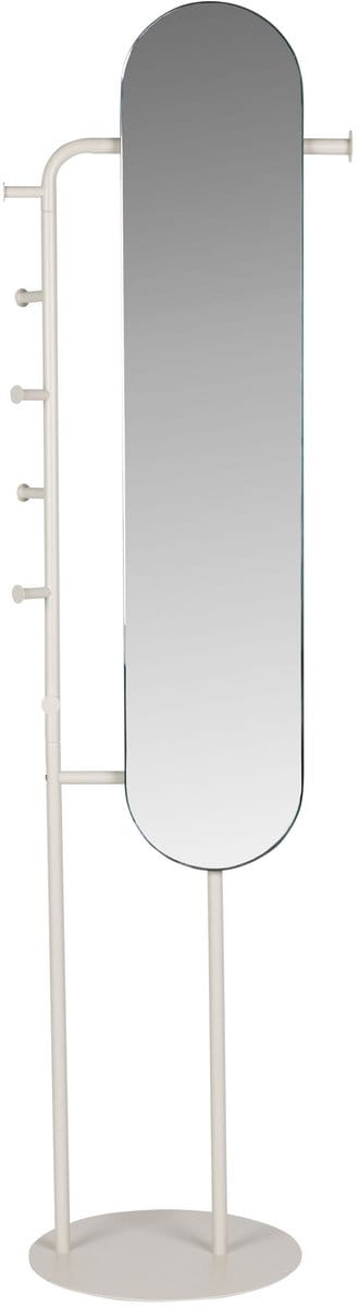 Zuiver Vero Spiegel Staand/ Passpiegel met kapstok Beige