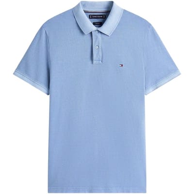 Tommy Hilfiger Garment Dye Regular Polo Brisk Blue Taglia: XXL | Polo Outlet | Uomo | Blu