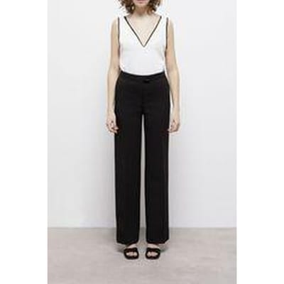 The Kooples Straight-leg Suit Trousers Black Maat: 34 | Pantalons Outlet | Dames | Zwart