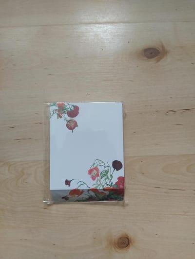Bekking & Blitz - Memoblok - Memo blocnote - Notitieblok - Kunst - Bloemen print - Bloemen voor een gebloemde lap - Leo Gestel - Singer Museum Laren