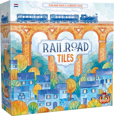 White Goblin Games - Railroad Tiles - familiespel - 1 tot 4 spelers - 45 minuten - Vanaf 8 jaar - Voor fans van Railroad Ink