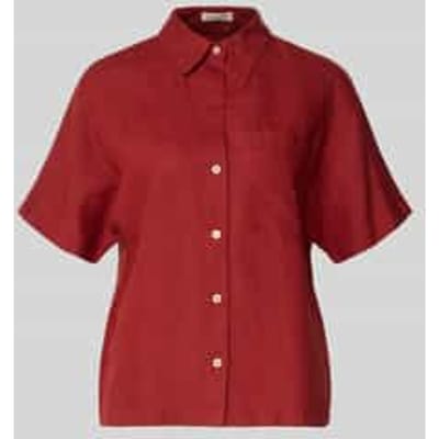 relaxed fit blouse van puur linnen