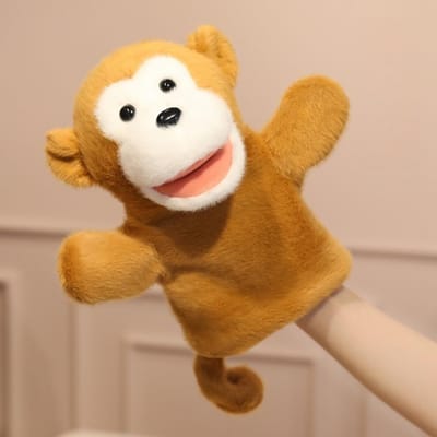 Kikker Dier Handpop Verhalen Vertellen Eend Knuffel Pluche Haai Speelgoed Simulatie Beweegbare Mond Hand Vinger Verhaal Poppetje