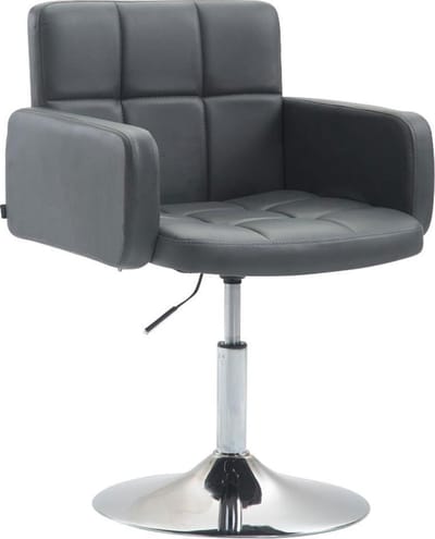 CLP Los Angeles Loungestoel - Fauteuil - Kunstleer - grijs