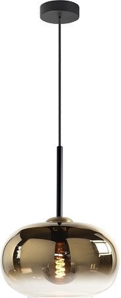 Highlight Hanglamp Bellini Zwart Gold 30cm 1 Lichts