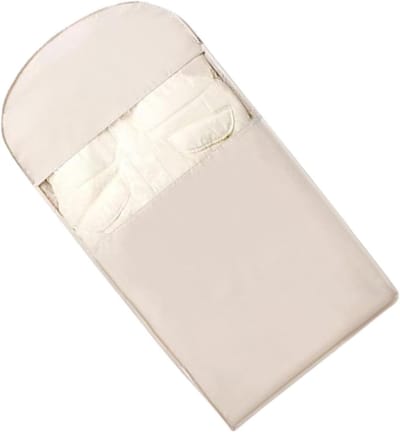 Ruimtebesparende Opbergtas - Kledinghoes Compressie - Kleding Opbergen - Zonder Stofzuiger - 318L x 16B cm - Khaki