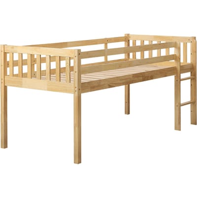 PEIPIN - Kinderbed - Lichtbruin - 90 x 200 cm - Hout