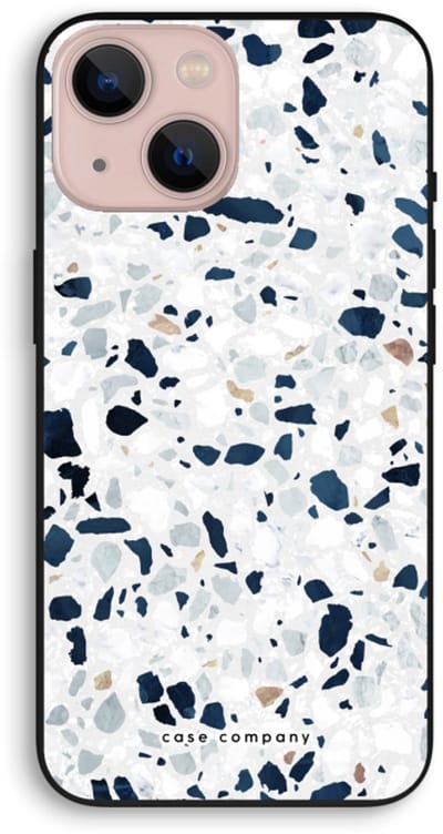 Case Company® - Hoesje geschikt voor iPhone 13 mini hoesje - Terrazzo N°1 - Biologisch Afbreekbaar Telefoonhoesje - Bescherming alle Kanten en Schermrand