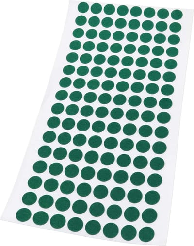 Viltglijders - Meubelvilt Vloerbeschermers - Meubels Verplaatsen - Zelfklevend - Ø 12 mm - Groen
