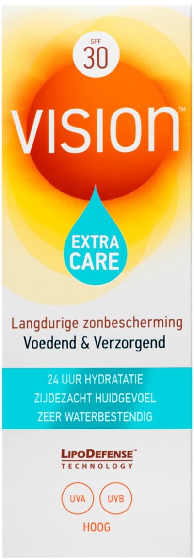 Vision - Zonnebrand Extra Care SPF 30 - 2 x 185 ml - Voordeelverpakking