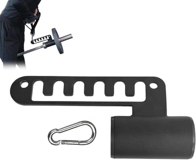 Squat Bijlage - Heup Riem - Krachttraining Thuis - Verstelbaar Met 8 Gaten - 5 cm Pijpdiameter - Zwart