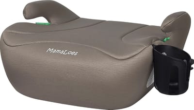 MamaLoes Pip Taupe Isofix 125-150 cm i-Size Booster