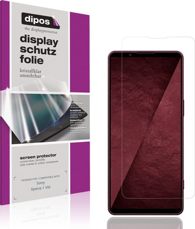 dipos – 4x Beschermfolie geschikt voor Sony Xperia 1 VIII | Krasbestendige & heldere Screenprotector Ultra-Thin