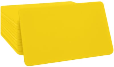 CombiCraft blanco munten rechthoek 65x43mm geel - per 100 stuks
