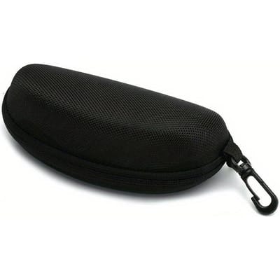 Beschermende Brilhoes voor Mannen en Vrouwen Zonnebril Harde Koffer Reizen Beschermende Bril Tas Zwart Draagbare Accessoires Ritsdoos black