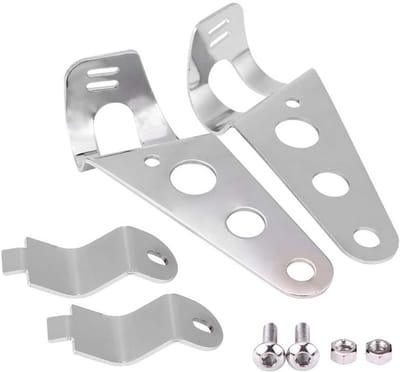 Motorcycle Headlight Mount Beugels voor 28mm-34mm Voorvorken - Universele Montage voor Motorfietsen, Verstelbare Beugels, Stijlvolle Verlichting Accessoires
