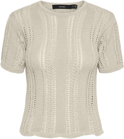 VERO MODA - VMNORA SS O-NECK TOP POP - Dames - Gebreide truien
