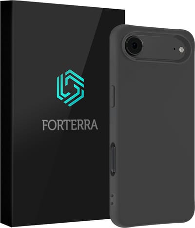 Hoesje Geschikt voor Apple iPhone Air - Sterk & Shockproof - Siliconen Case - Hoes Cover - Zwart