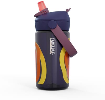 CamelBak Thrive Flip Straw Drinkfles Kids - 400 ml - Met Rietje - Waterfles - Blauw (Cyclone)