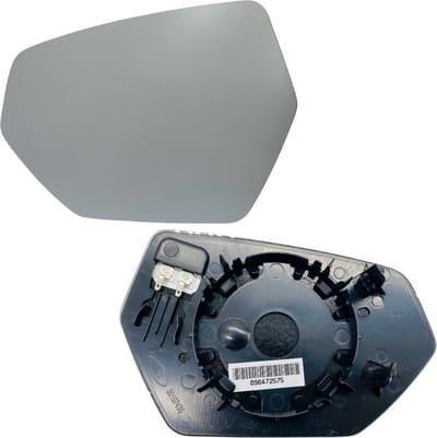 BILMAX Linker Buitenspiegelglas Vervanging voor Seat, Cupra | Leon (KL1, KL8) 2020-2024, Verwarmd, met Montageplaat (Bestuurderszijde)