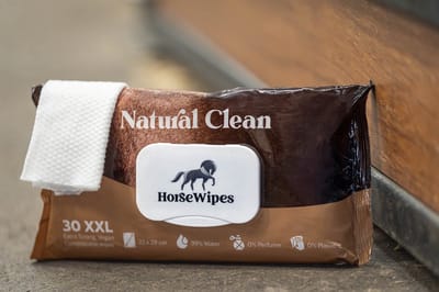 Horse Wipes Natural Clean - 30 XXL doekjes voordeelverpakking