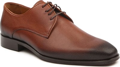 Melik Schoen Derby Wannio Cognac - Maat 41 - Heren - Nette schoenen