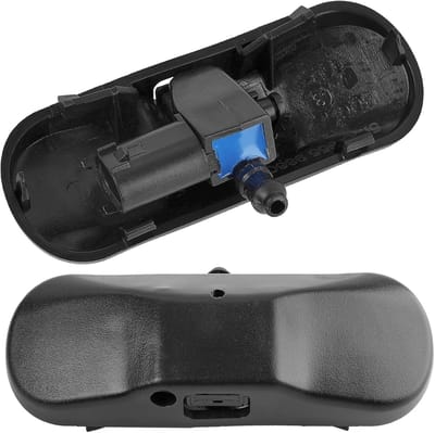 Ruitensproeier 5M0955985C 2 Stuks Auto Ruitensproeiers Verwarmbaar Voorruiten Spuitmondstuk Wissersproeiers voor SEAT - VW Golf - 5 - 6 - 7 - Passat - Touran - 5T