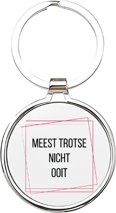 Akyol - meest trotse nicht ooit Sleutelhanger - Nicht - de liefste nicht - nicht sleutelhanger - sleutelhanger - sleutelhanger voor nichten - familie sleutelhanger - verjaardagscadeautje - cadeau voor de liefste nicht - cousin - 4 x 7,5 CM