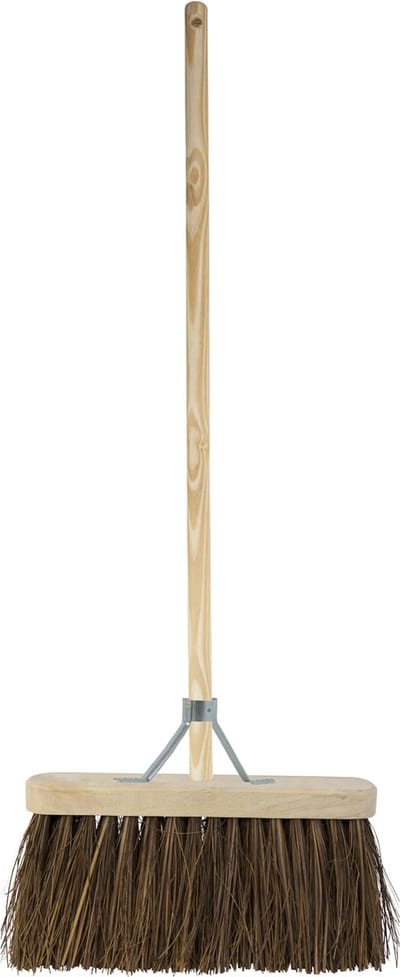 Betra Buitenbezem - FSC hout - natuurvezel - hard - 30 x 150 cm