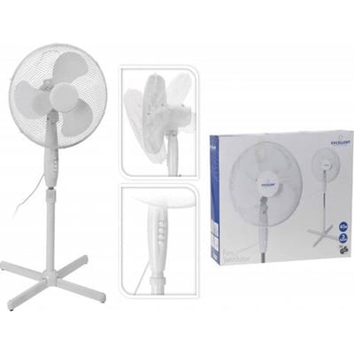 Excellent Electrics - Staande ventilator - Statiefventilator - 40cm Wit - 45W