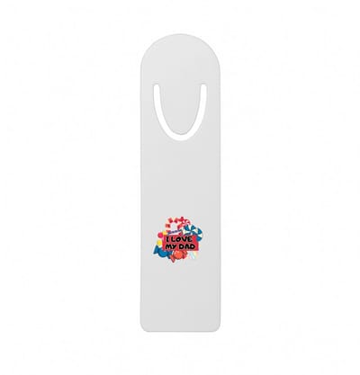 Hacebo® - Papa cadeau - metalen boekenlegger - Vader cadeau - met opdruk - Vader cadeau - Vader cadeautjes - Vaderdag cadeau - Vader cadeautjes verjaardag - liefste papa - papa Bladwijzer boekenleggers - 12.7 cm x 3.2cm
