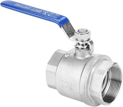 Inovra Plus - Kogelkraan 304 roestvrij staal DN50 met volledige poort - Water, olie, gas regulering - Hoog kwaliteit DN50 1000 WOG