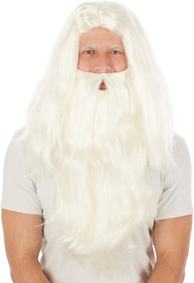 dressforfun - Pruik kerstman - verkleedkleding kostuum halloween verkleden feestkleding carnavalskleding carnaval feestkledij partykleding - 300745