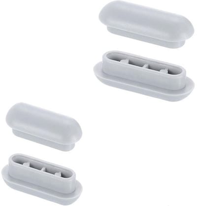 Set van 4 stuks - toiletzittingkussen - toiletrubberen buffer - rubberen toiletbumper - toiletafdichting - toiletzittingbumper - toiletstop - toilet-antislipring - stille hoekbeschermer