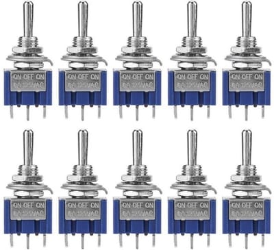 Allecto - Rocker Switch - Toggle Switch - Duurzaam - 3-positie - Mini