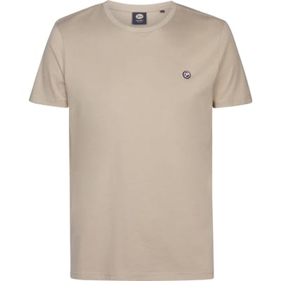 Petrol Industries T-Shirts Heren - Ronde Hals - Korte Mouwen - 100% Katoen - Met Logo - Basis Shirt - Herenkleding - Oranje - Maat M