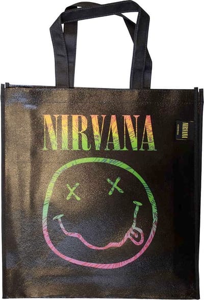 Nirvana - Sorbet Ray Happy Face Schoudertas - Zwart