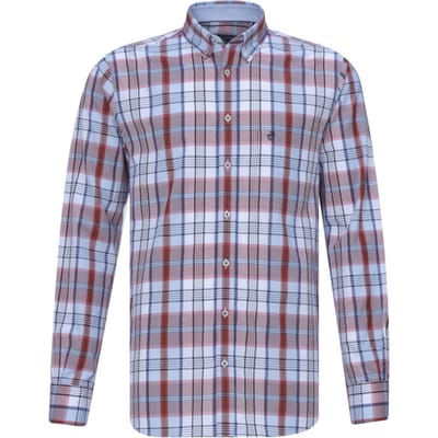 Campbell Casual overhemd met lange mouwen