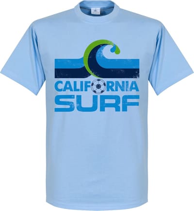 California Surf T-Shirt - Lichtblauw - L