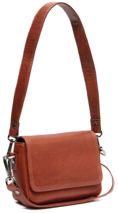The Chesterfield Brand Leren Schoudertas Marcella Crossbody Bag Cognac Lichtbruin