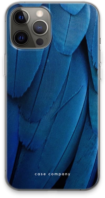 Case Company® - Hoesje geschikt voor iPhone 13 Pro Max hoesje - Pauw - Soft Cover Telefoonhoesje - Bescherming aan alle Kanten en Schermrand