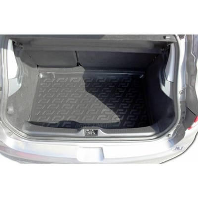 J&J AUTOMOTIVE | Tapis De Coffre Caoutchouc Premium Pour Renault Clio 4 3/5P. Berlina 2012-2019 noir