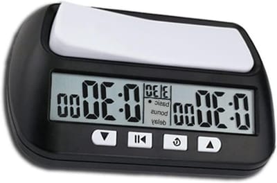 Digitale Schaakklok met Geluidsalarm - Professionele Timer voor Schaakspel en Toernooien